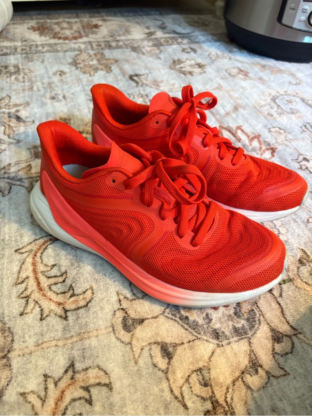 Lululemon Athletica Red Mesh Running Shoes